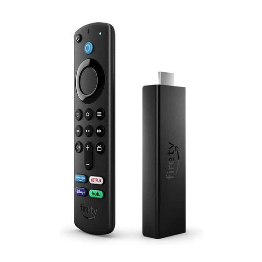 Nuvana Tech Nigeria Amazon - Fire TV Stick 4K with Alexa Voice Remote, Dolby Vision, HD Streaming Media Player includes TV controls - Black