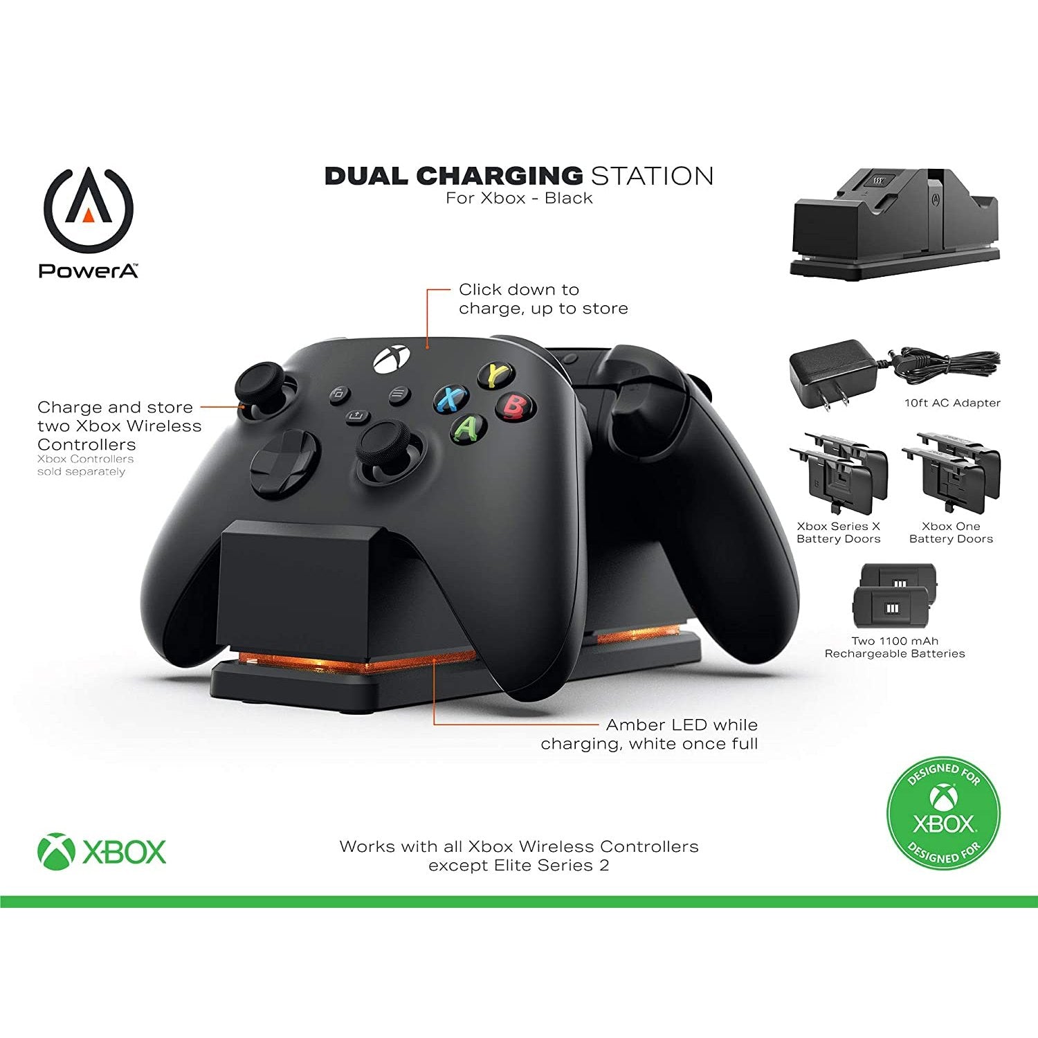Nuvana Tech Nigeria PowerA Dual Charging Station for Xbox - Black
