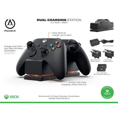 Nuvana Tech Nigeria PowerA Dual Charging Station for Xbox - Black